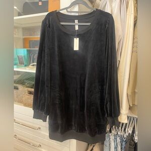 Anthropologie velour sport dress size large